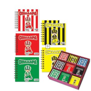 02011-1 ΤΕΤΡ.ΣΠΙΡΑΛ 9Χ9 "ΟΜΑΔΑΡΑ"ΚΟΚΚΙΝ