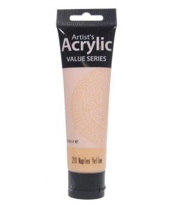 Phoenix ακρυλικό χρώμα 210 naples yellow hue, σωληνάριο 100ml