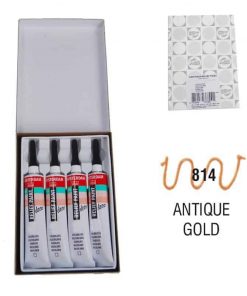 Talens χρώμα decorfin relief paint 814 antique gold 20ml