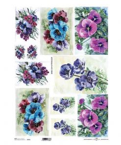 Ριζόχαρτο "anemones" 42x29.7εκ.   (ITD-R092L)