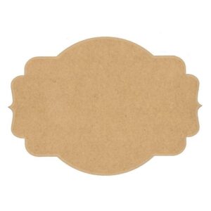 Πινακίδα mdf 100x80x3χιλ, 2 μύτες, 10 καμπύλες