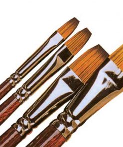 Artmate πινέλο πλακέ με κοντή λαβή - συνθετική τρίχα Νο20