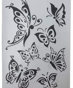 Στένσιλ απο πολυπροπυλένιο Α4 πεταλούδα