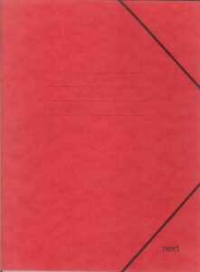 Next φάκελος με λάστιχο πρεσπάν κόκκινος Υ35x25x0εκ.