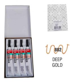 Talens χρώμα decorfin relief paint 802 light gold 20ml