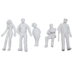 Ανθρώπινες φιγούρες μακέτας πλαστικές 1:42, ύψος 4εκ. (5τεμ.)