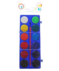 Νερομπογιές 12χρωμ. με πινέλο