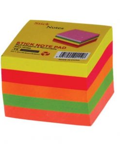 Αυτοκόλλητα χαρτάκια 4χρώματα 5x5εκ. 400φ.