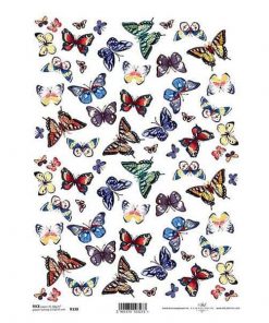 Ριζόχαρτο "butterflies 2" 21x29εκ.   (ITD-R130)