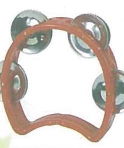 Ντέφι μισοφέγγαρο με 4 κουδουνάκια 13x11εκ.