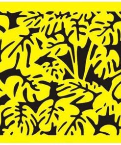 Στένσιλ πλαστικό "Φύλλα" 16x16εκ.  (ST0125)