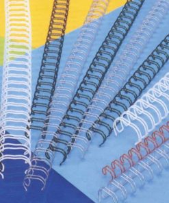 Μεταλλικό σπιράλ βιβλιοδεσίας 30εκ. μαύρο 1/4", 3:1, 6,4χιλ.