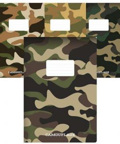 Next τετράδιο καρφίτσα Camouflage 21x29εκ. 40φυλ.