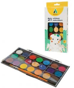 Adel νερομπογιές 21 χρωμάτων