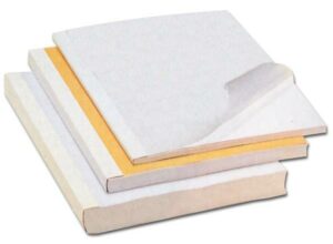 Εξώφυλλα θερμοκόλλησης πάχος 6χιλ. 40-60φύλλα πακέτο 100τεμ