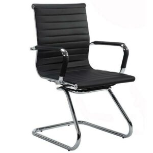 Καρέκλα επισκέπτη Nextdeco μαύρη 110χ64x94εκ.