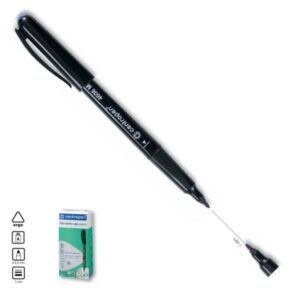 Centropen μαρκαδόρος ανεξίτηλος για cd μαύρο 1mm