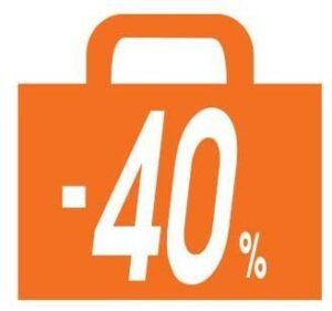 Next αφίσα "Σακούλα -40%" για βιτρίνες 34x32εκ.