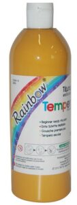 Rainbow τέμπερα ώχρα 500ml