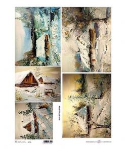 Ριζόχαρτο "painting" 42x29.7εκ.   (ITD-R079L)