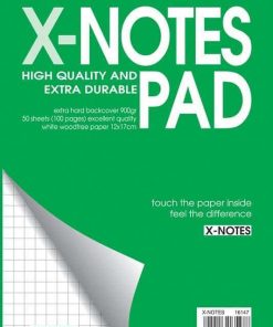 Next x-notes μπλοκ καρέ 12x17εκ. 50φυλ.