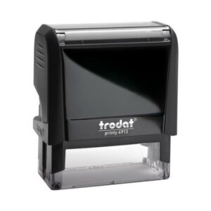 Trodat printy σφραγίδα μαύρη 4913 με μαύρο μελάνι