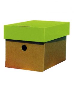 Νext κουτί classic λαχανί καπάκι Α5 Υ16x16x22εκ.