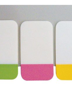 Σελιδοδείκτες διάφανοι 4,4x1,2εκ. 10φ/χρώμα