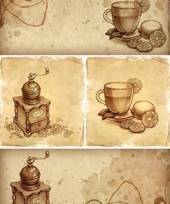 Χαρτί decoupage "coffee time" 32x48εκ.