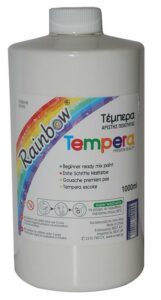 Rainbow τέμπερα λευκή 1000ml