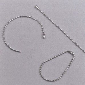 Αλυσίδα ασημί με κλείσιμο 15εκ. (100τεμ)