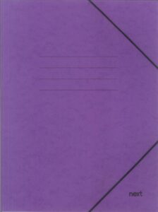 Next φάκελος με λάστιχο πρεσπάν μωβ Υ35x25x0εκ.