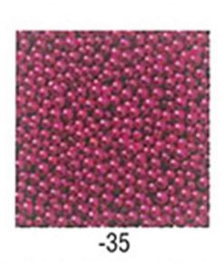 Efco glitter πλαστικές μπαλίτσες μεταλ. ροζ 50γρ.