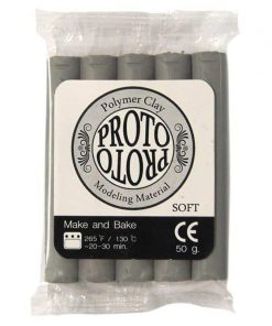 Πολυμερικός πηλός 50γρ. γκρι