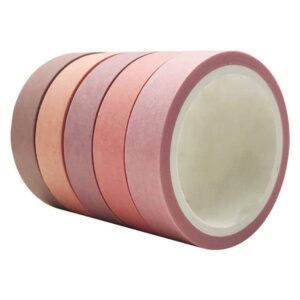 Αυτοκόλλητες κορδέλες αποχρώσεις Cherry blossoms 5 τμχ