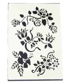 Στένσιλ απο πολυπροπυλένιο τριαντάφυλλακι