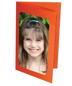 Next χαρτοκορνίζα πορτοκαλί 23x15.5εκ. για φωτό 13x18εκ.