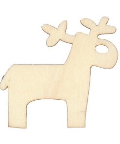 Ταρανδάκι με τρύπα σημύδα 70x65x3χιλ.