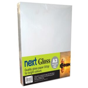 Next Gloss A3 100 φύλλα premium gloss paper 300γρ.