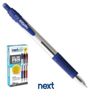 Νext στυλό gel pen με κουμπί μπλε 0.7mm