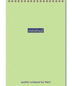 Next minimal μπλοκ σπιράλ 14x21εκ. 2θεμ. 80φυλ.