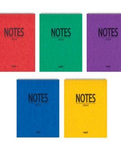 Next notes μπλοκ σπιράλ ριγέ 17x25εκ. 160σελ.