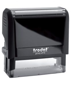 Trodat printy σφραγίδα μαύρη 4915 με μαύρο μελάνι