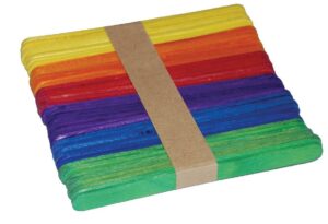 Ξυλάκια αριθμητικής χρωματιστά 50τεμ. 11,4x1εκ.