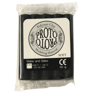 Πολυμερικός πηλός 50γρ. μαύρος