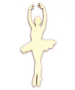 Μπαλαρίνα ξύλινη 10.2x4.4x0.3εκ.