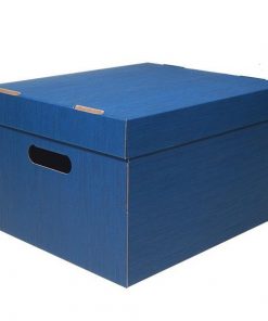 Νext κουτί fabric μπλε Α4 Υ19x30x25,5εκ.