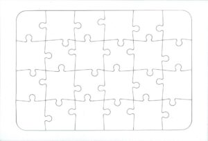 Next παζλ ζωγραφικής λευκό 22x32εκ.