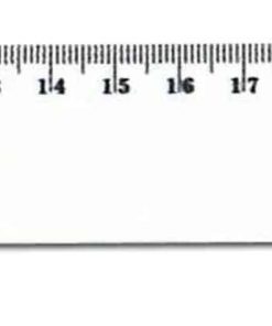 Χάρακας διάφανος πλαστικός 30εκ.