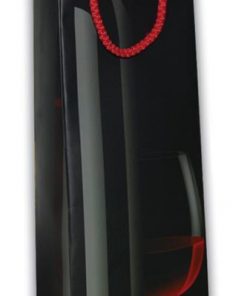 Next χάρτινη τσάντα κρασιού μαύρη Υ40,5x11,5x11,5